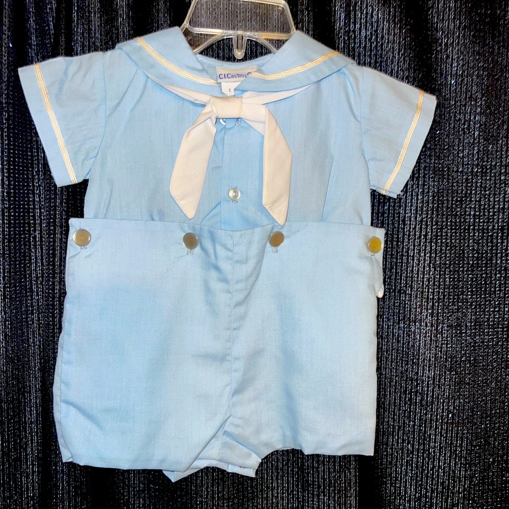 C.I Castro Sailor Romper Infant Boy 3 MO NEW